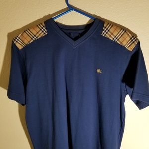 Burberry mens polo dress shirt